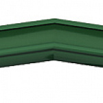 Угол желоба внутренний  135° МП зелёный RAL 6005