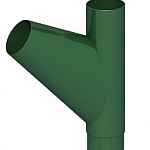 Тройник трубы МП зелёный RAL 6005