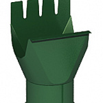 Воронка желоба МП зелёный RAL 6005