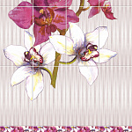 Панель ПВХ Добор 1шт Дикая орхидея 2700*250*8мм
